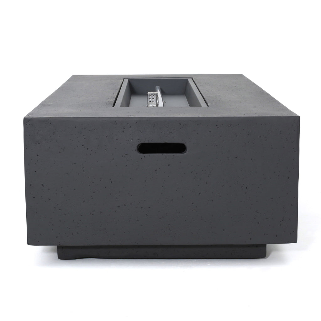 Modern Rectangle Fire Table 50, 000 Btu
