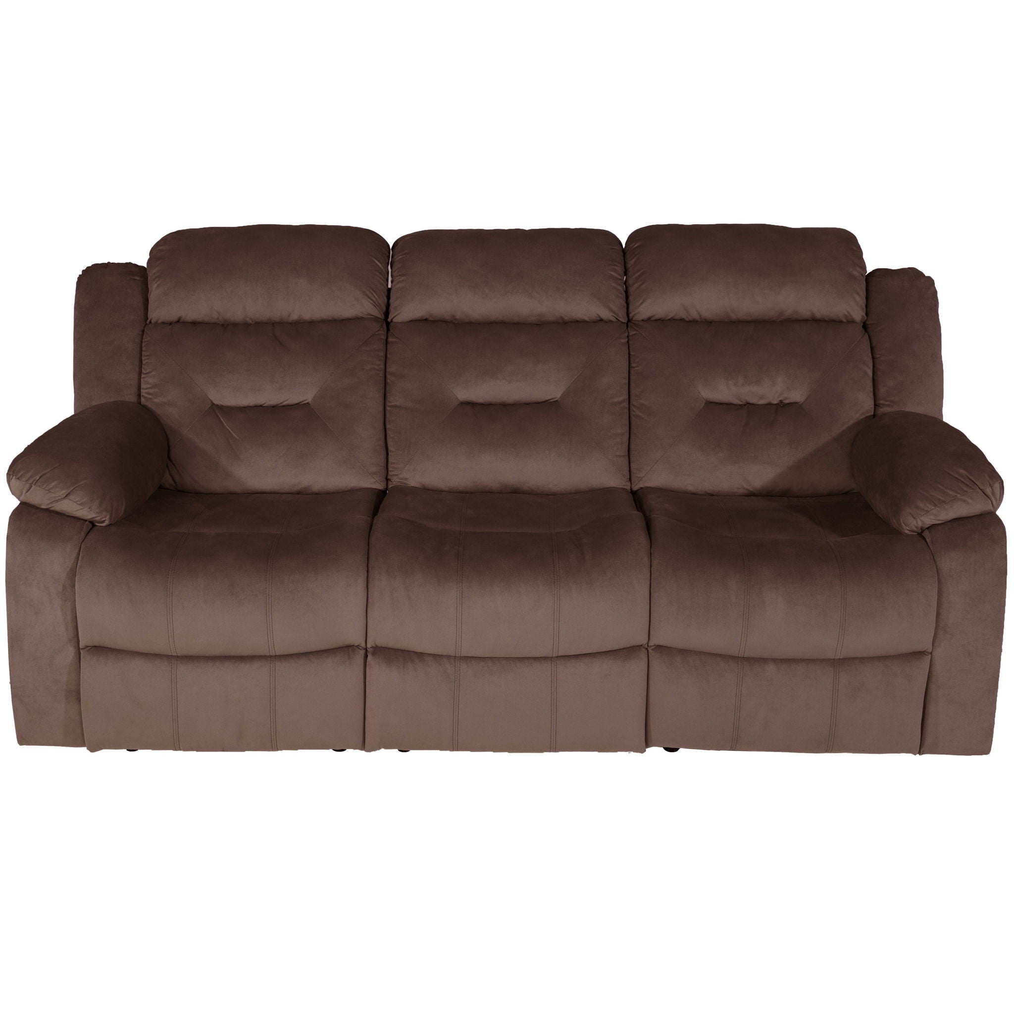 Contemporary Living Room Set With Pillow Arms And Headrest Support