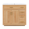 Bathroom Vanity & Sink, Soft Close Doors & Drawers - Wood