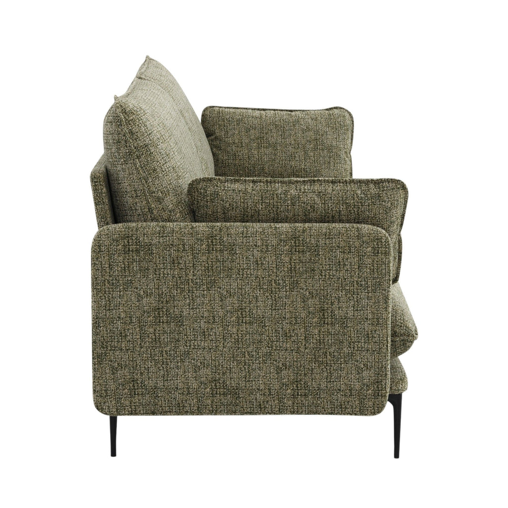 Dalton - Sofa With 2 Pillows - Green