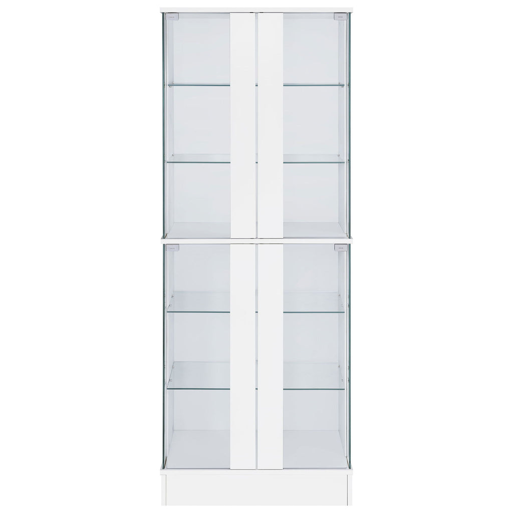 Gilbert - 4 Door LED Curio Display Cabinet