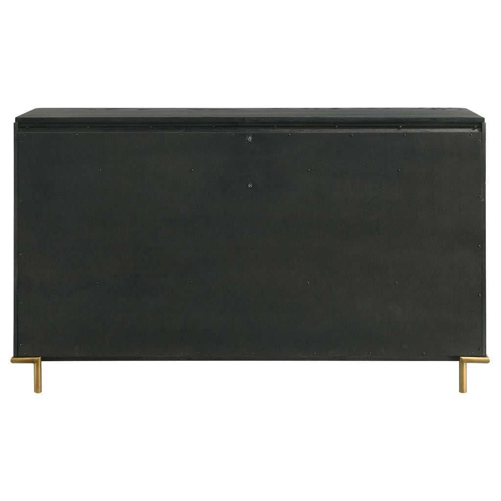 Anser - 8 Drawer Dresser - Black