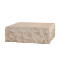 Square Coffee Table Design Living Room Office Furniture - Light Beige