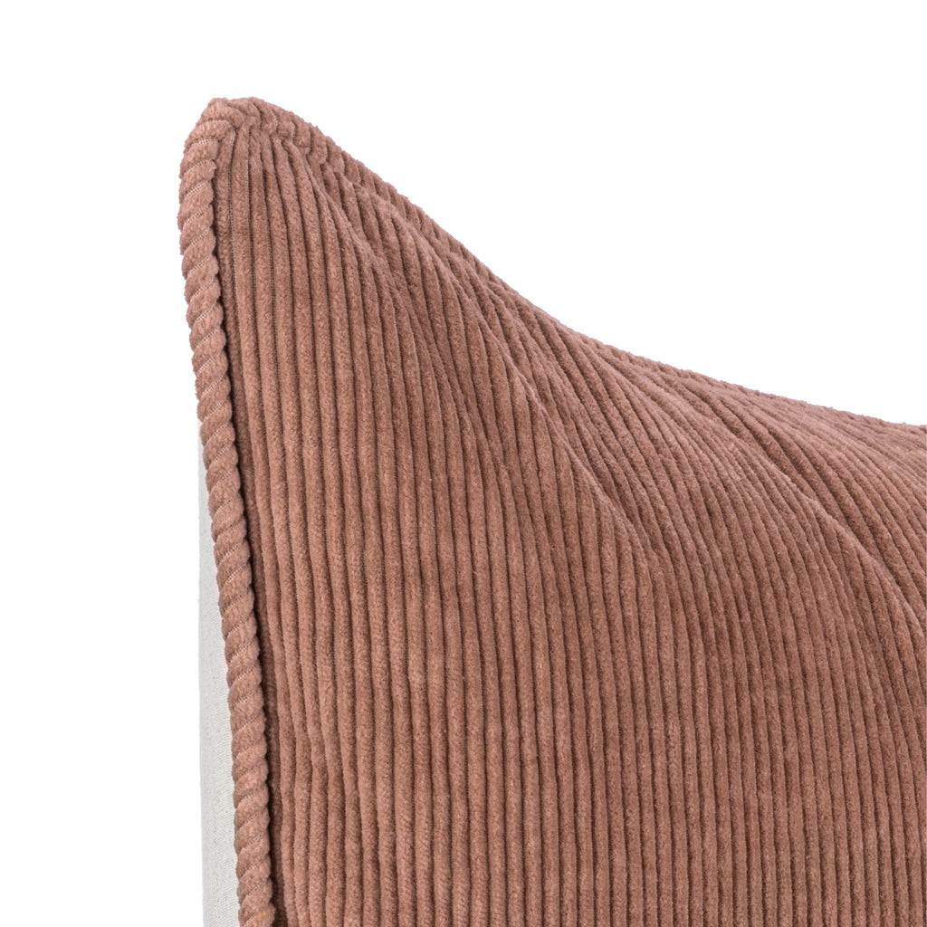 Memoir - 14" x 26"Pillow - Frothed Brown