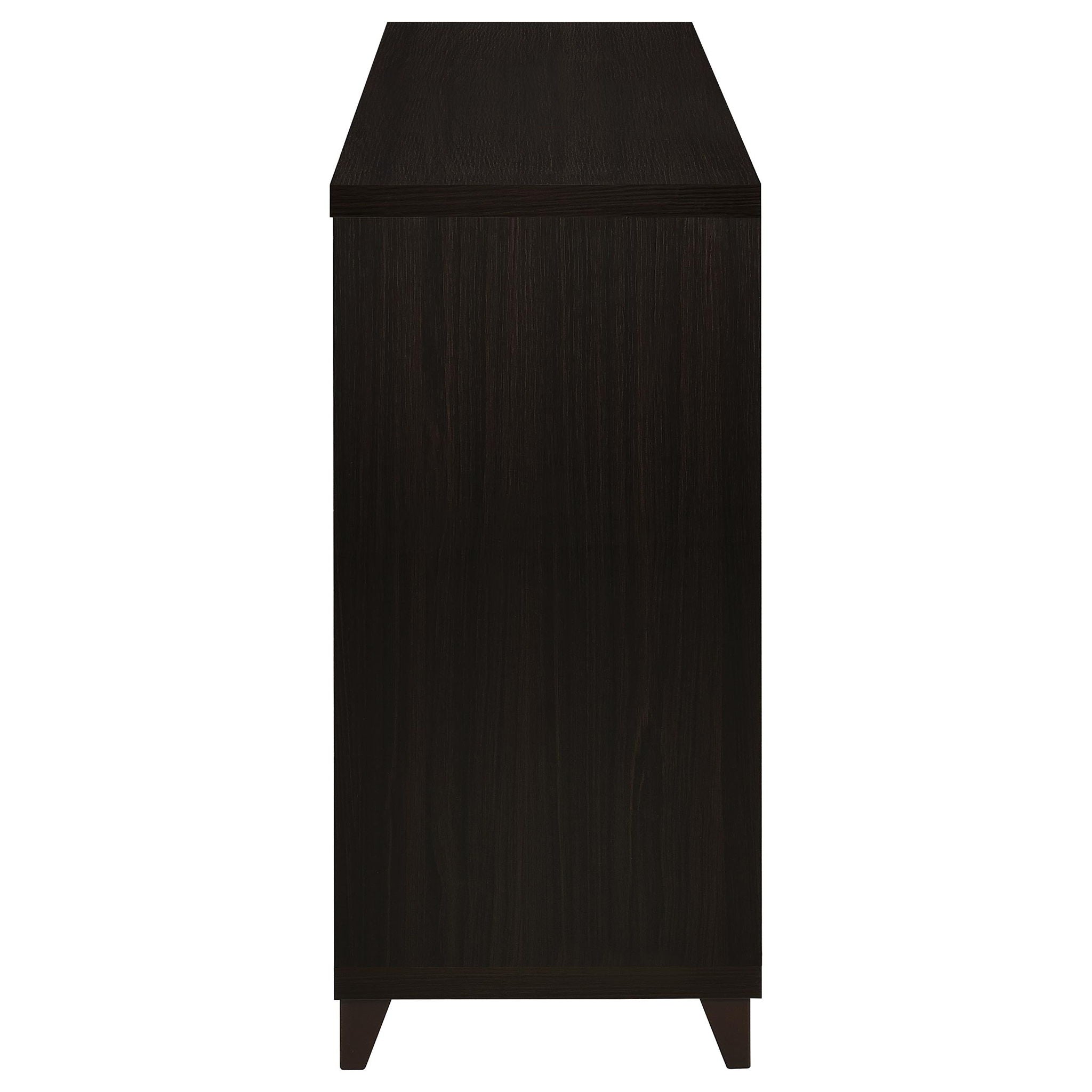 Nyler - 3 Drawer Rectangular TV Console - Cappuccino