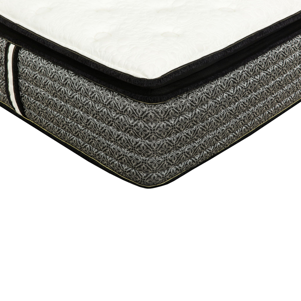 14" Premium Pocket Coil Hybrid Mattress With Gel Memory Foam, Super Plush - Gray / White - King