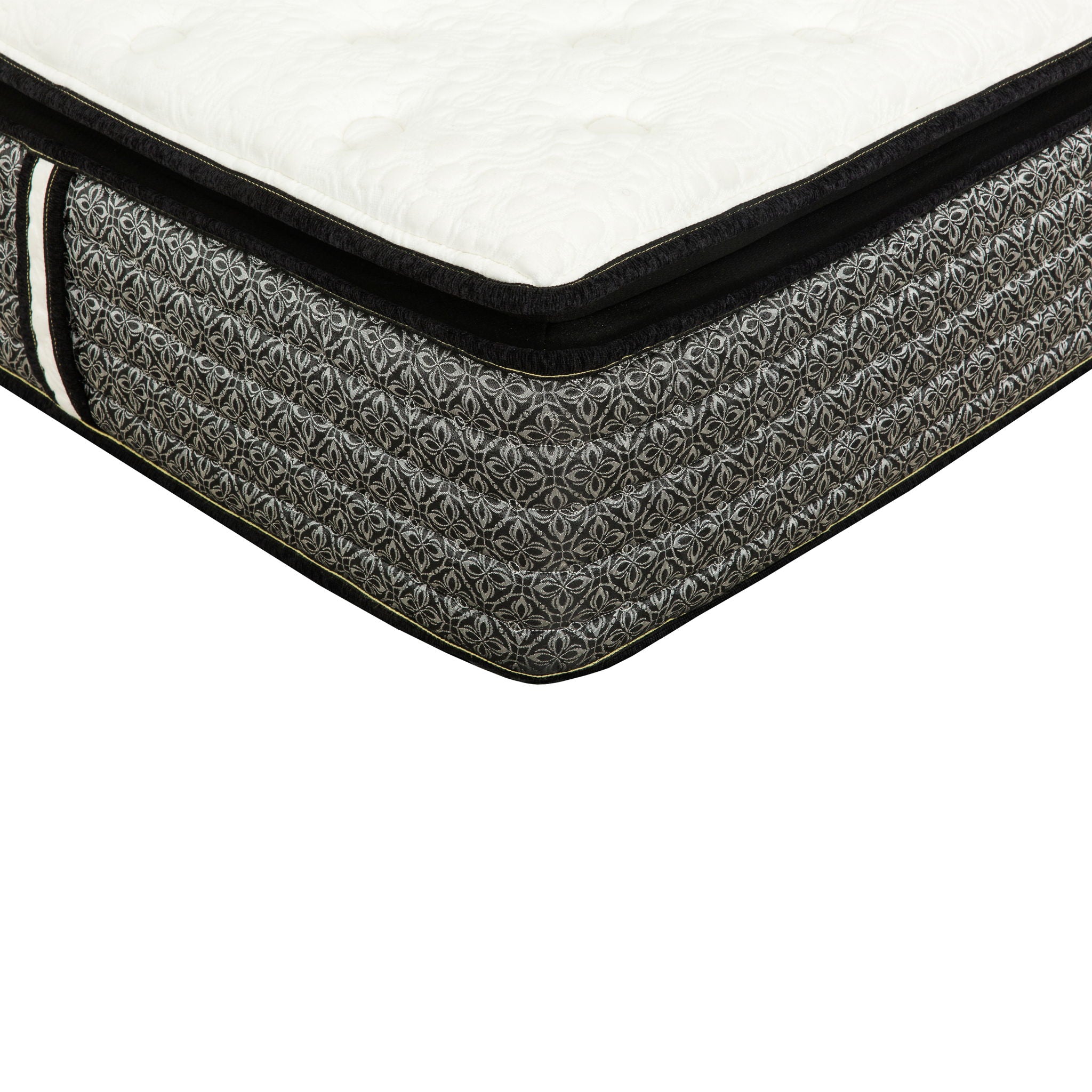 14" Premium Pocket Coil Hybrid Mattress With Gel Memory Foam, Super Plush - Gray / White - King