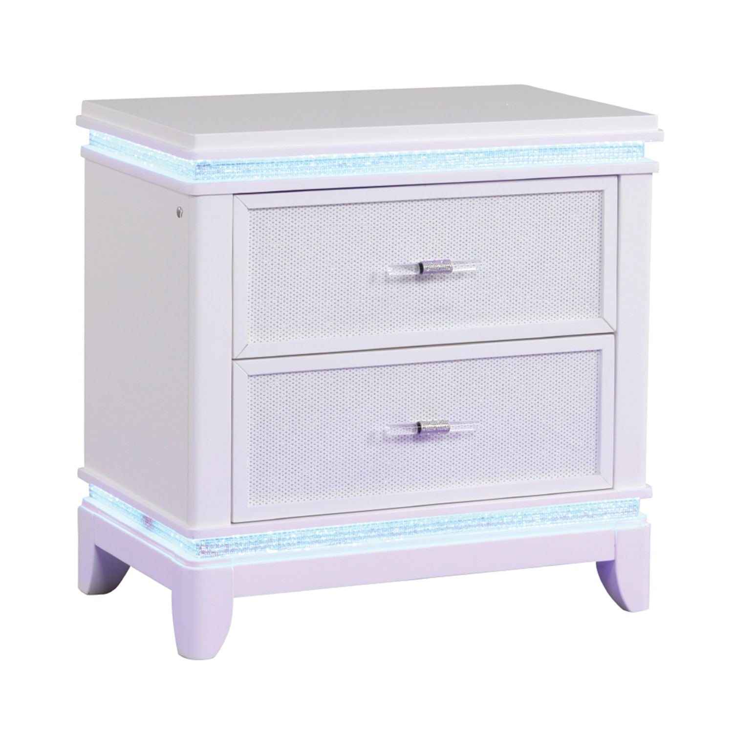 Opium - 2 Drawer Nightstand - White