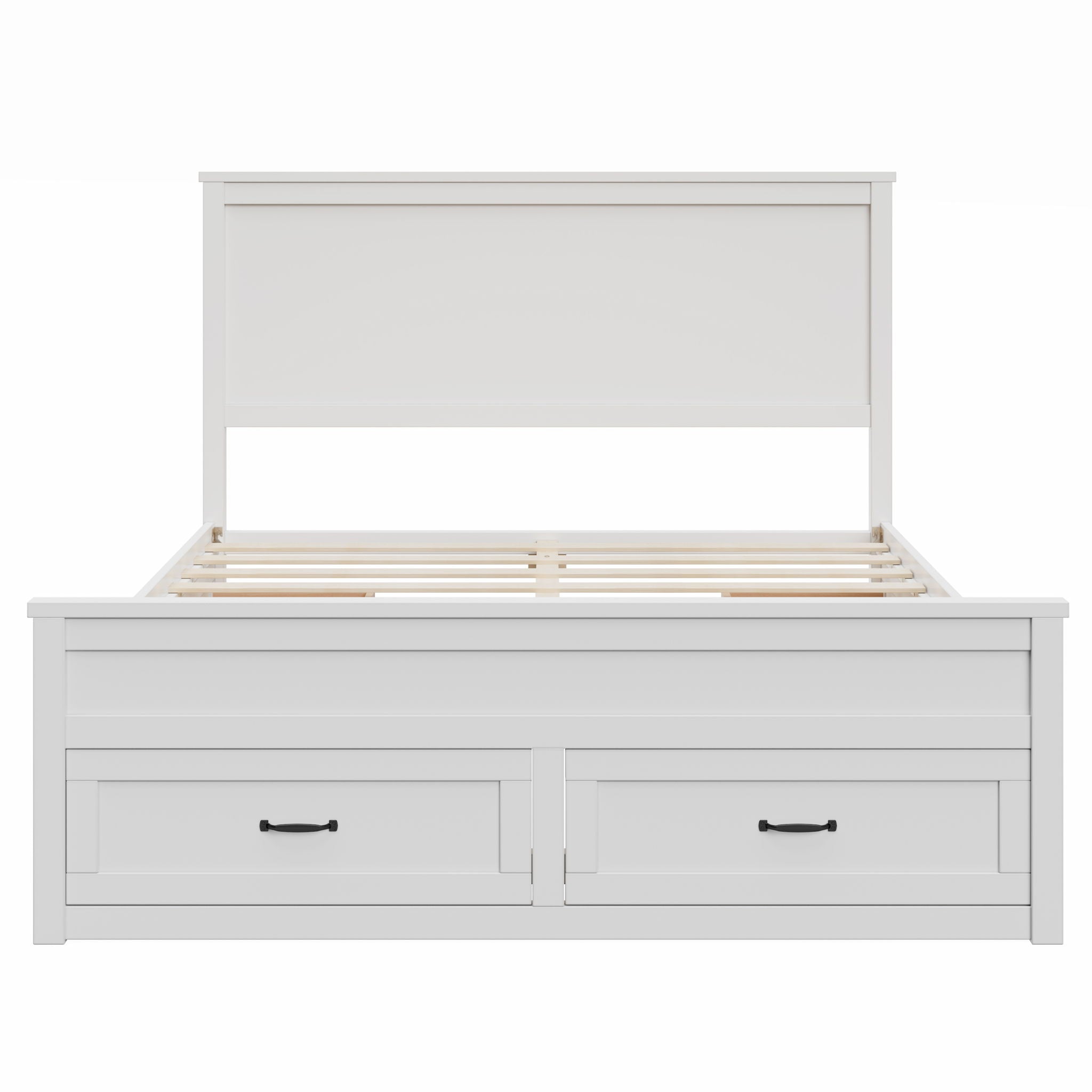 Modern Storage Platform Bed Frame With 6 Drawers