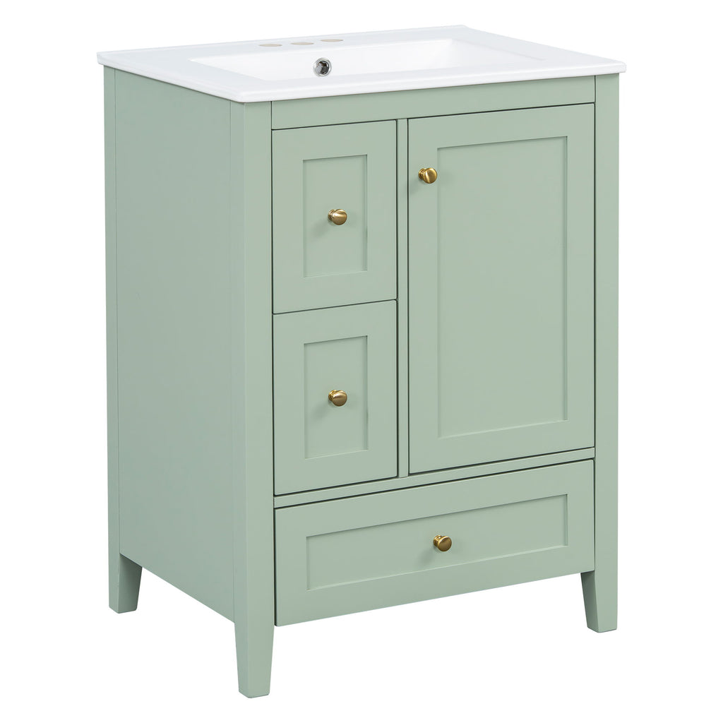 Bathroom Vanity With Storage, Removable Dividers