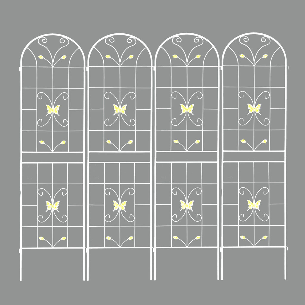 Garden Metal Trellis Rustproof Trellis For Climbing Plants Outdoor Flower Support