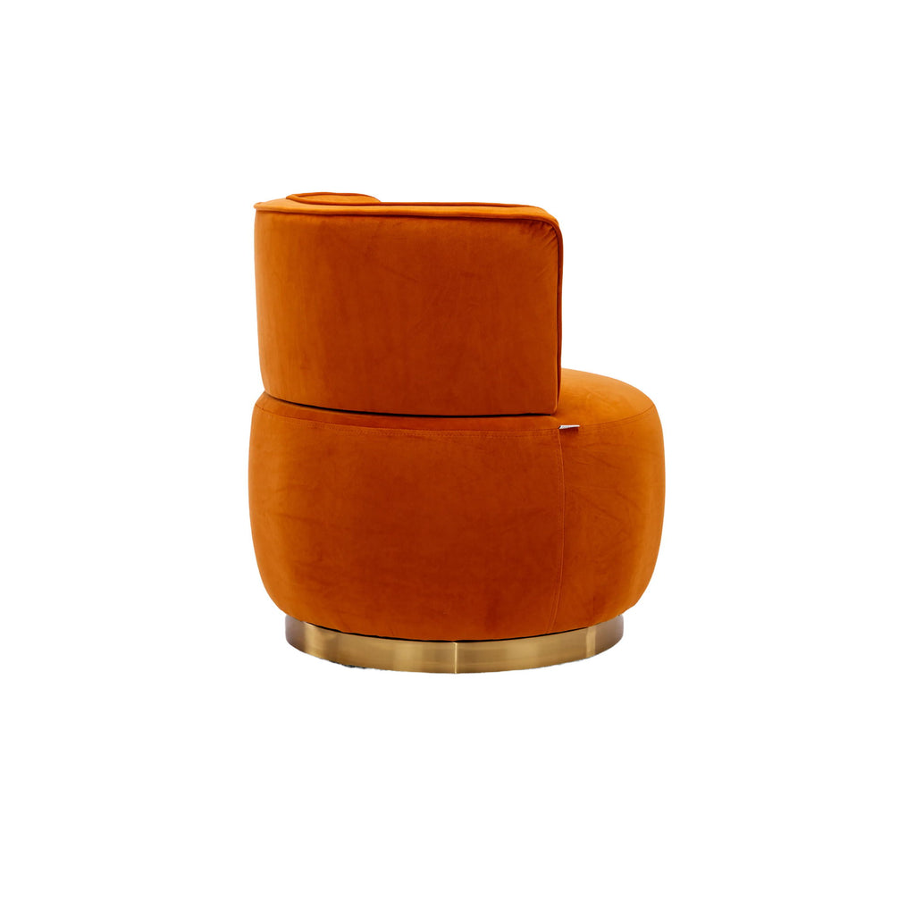360 Degree Swivel Cuddle Barrel Accent Sofa Chair
