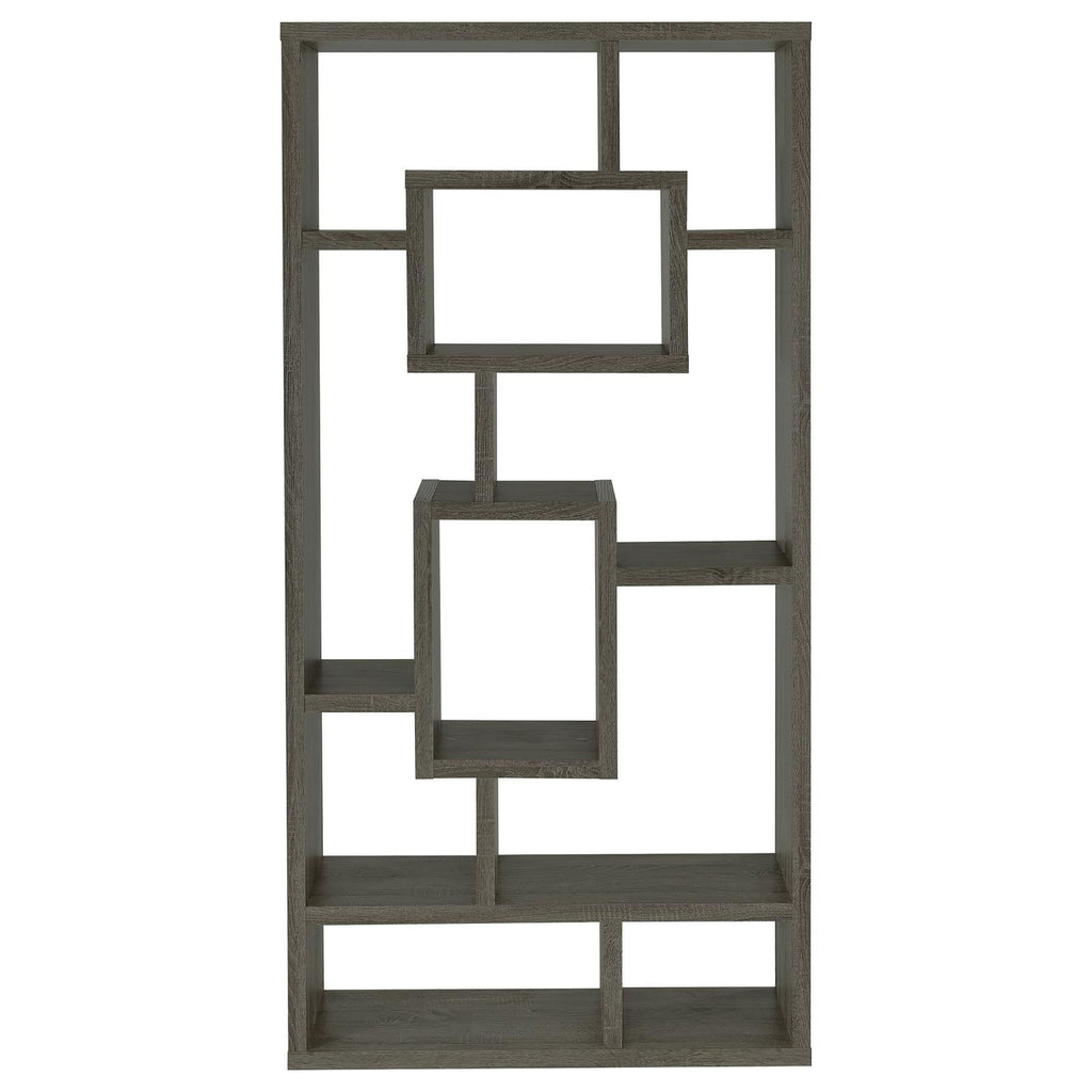 10 Shelf Open Back Bookcase