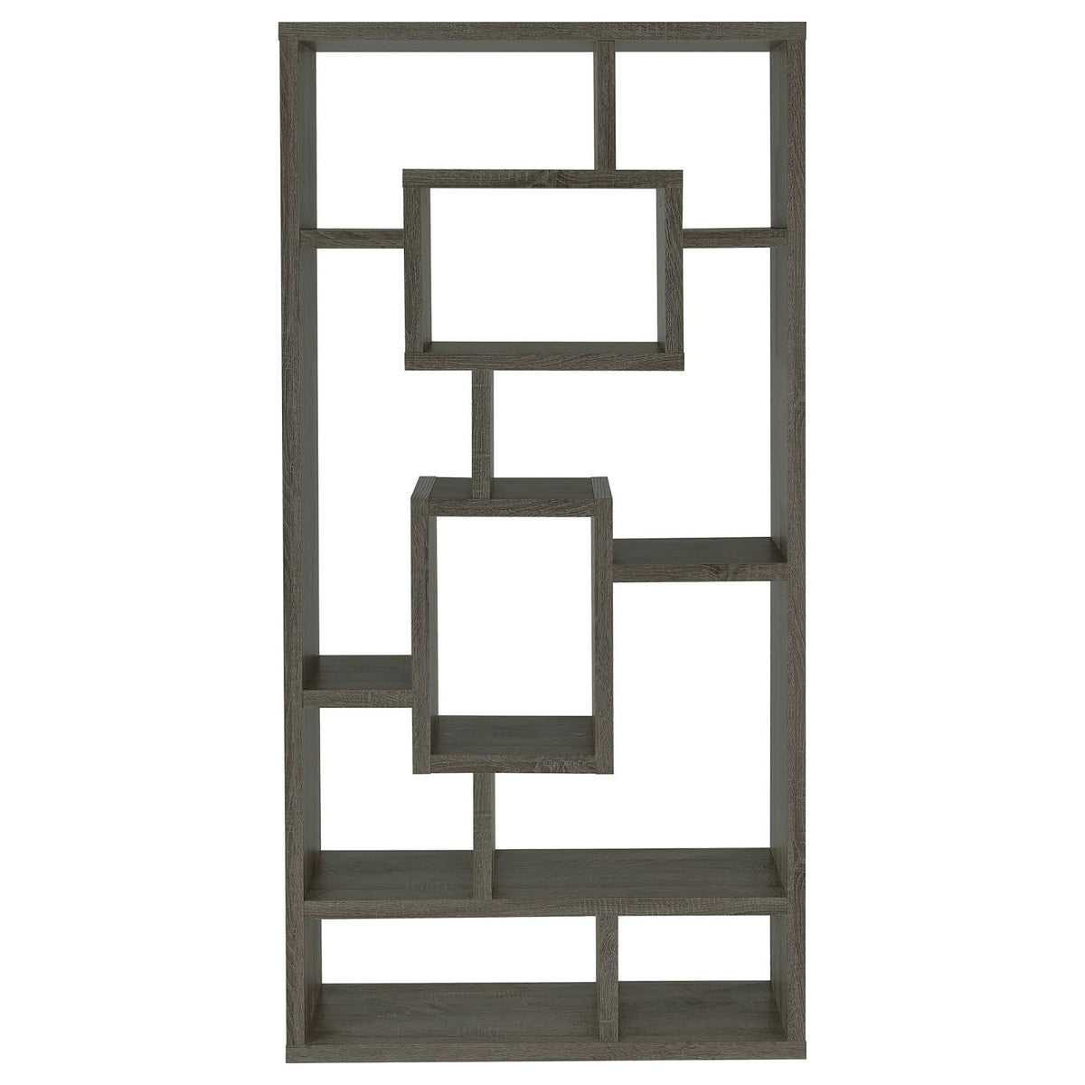 10 Shelf Open Back Bookcase