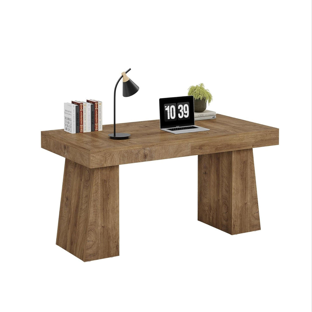 Executive Desk, Workstation With Double Trapezoid Base