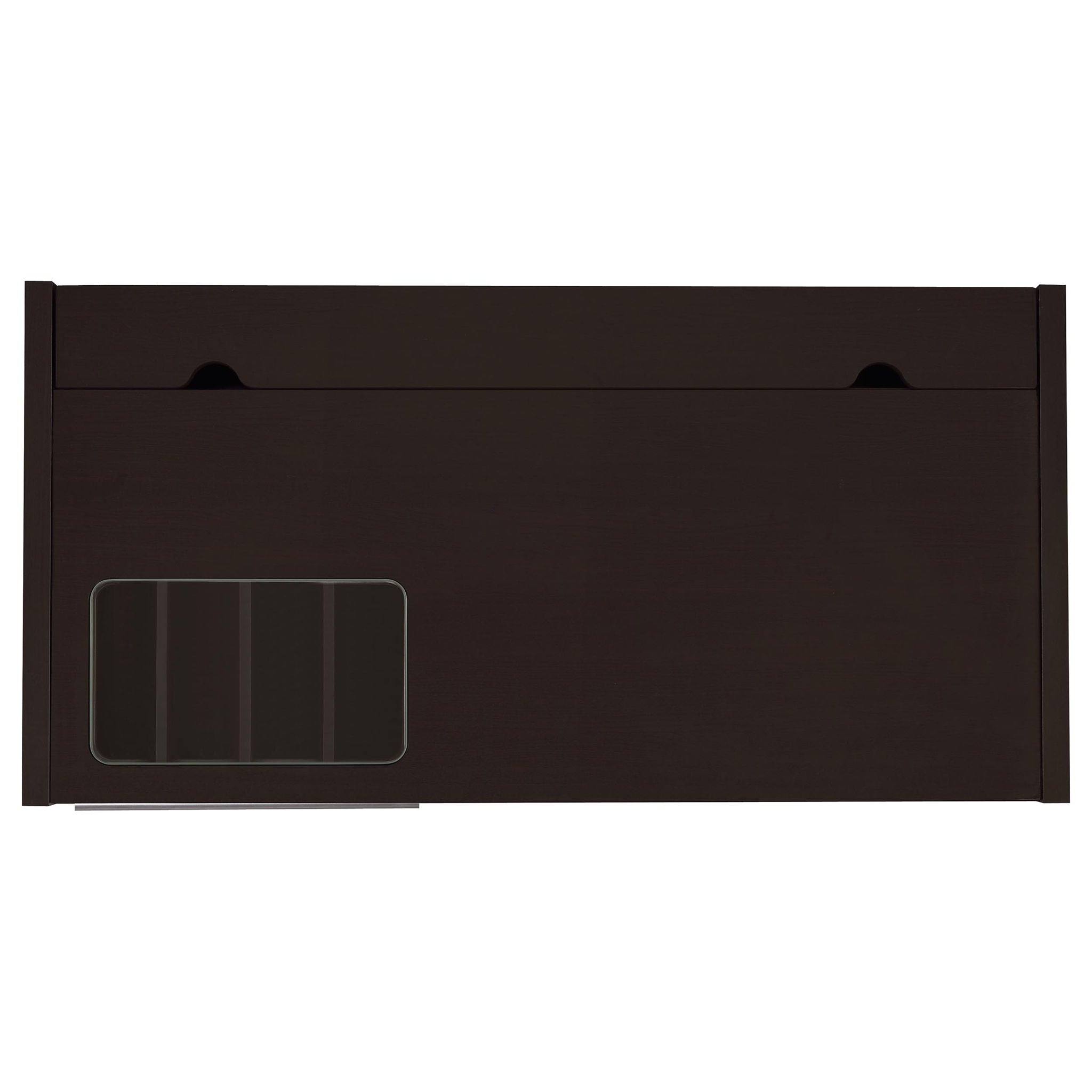 Maxim - 2 Drawer Computer Desk With Lift Top Storage And Power Outlet - Cappuccino