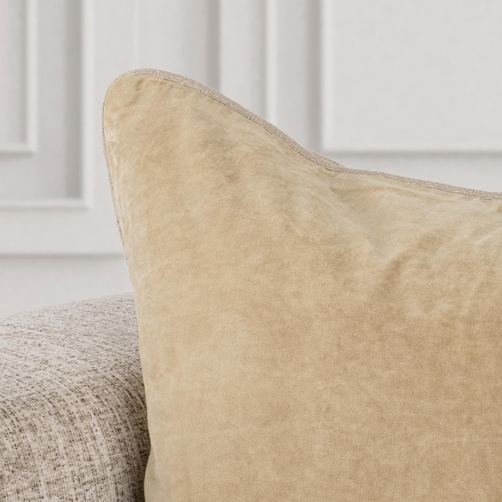 Heirloom Velvet - SLD Pillow - Wheat