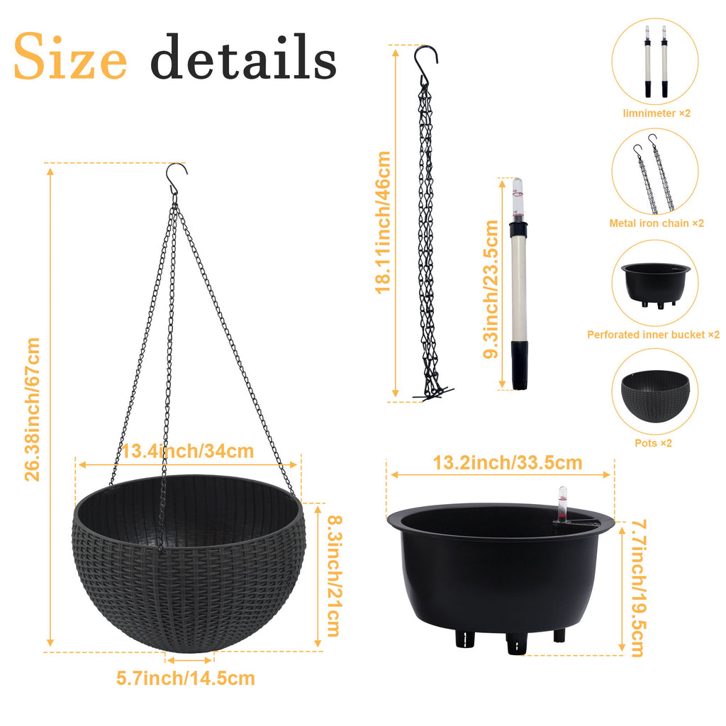 Self Watering Hanging Planter