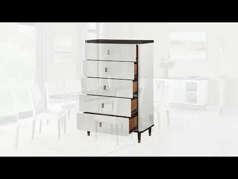 Carena - Chest - White & Brown