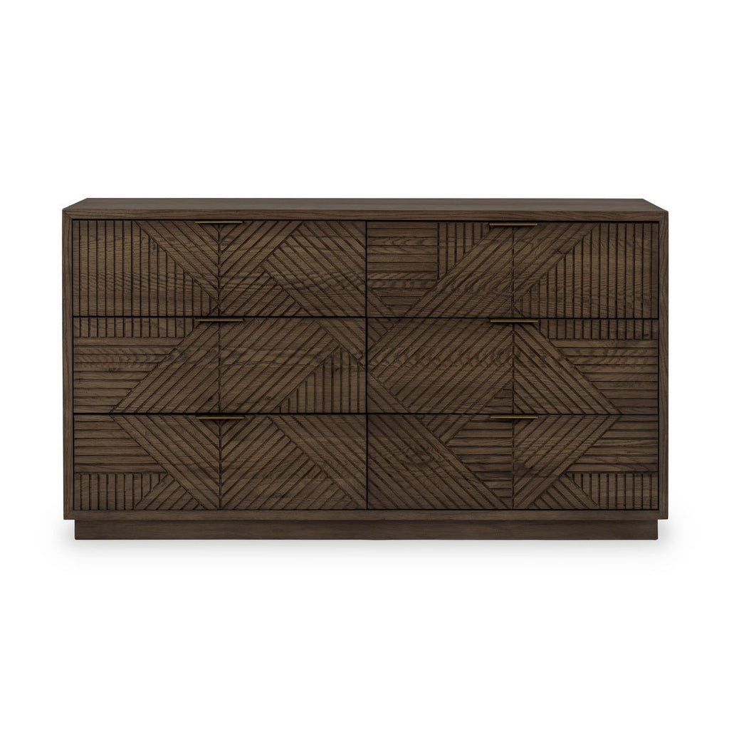 Santa - 6-Drawer Dresser - Toasted Brown