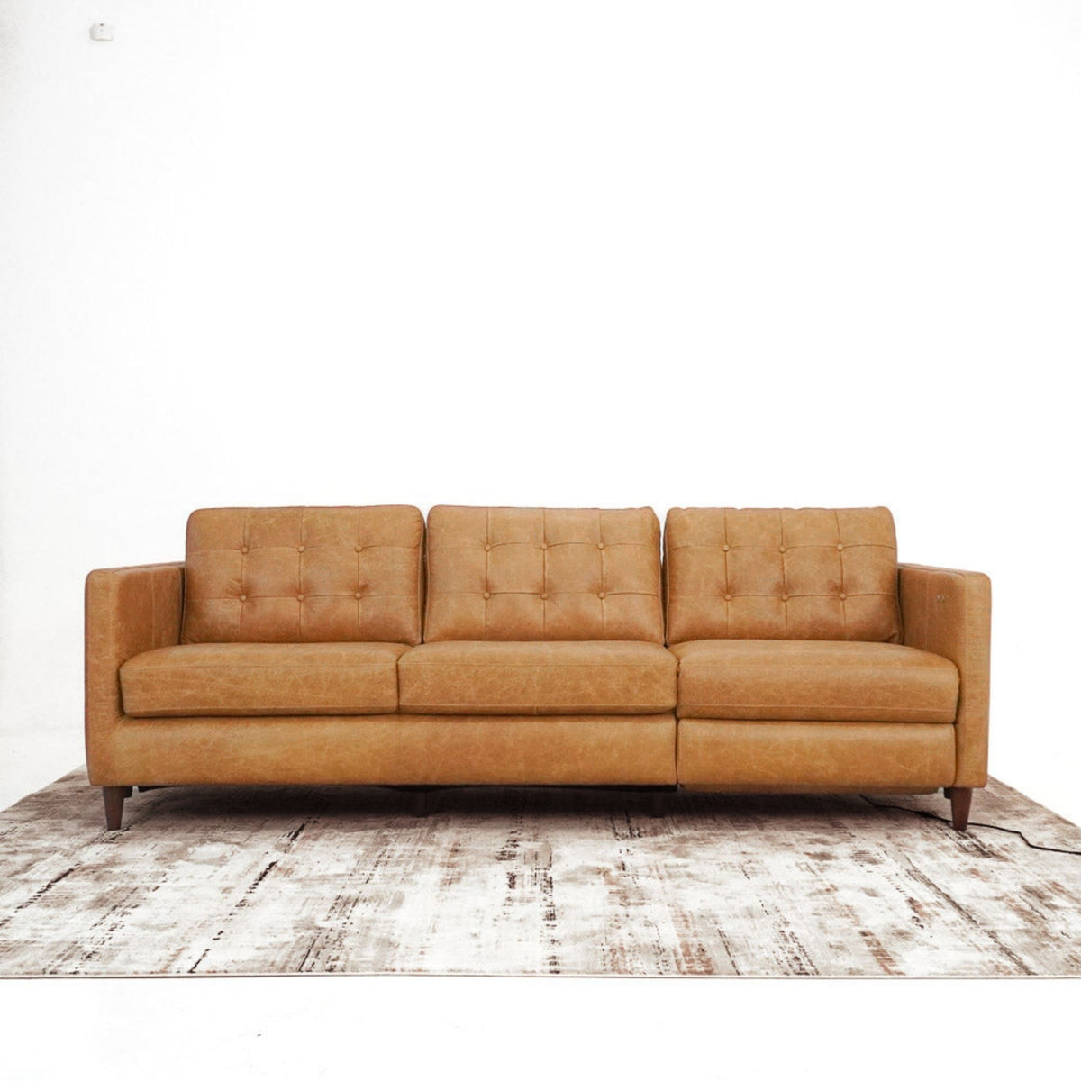 Christopher - Electric Inclining Sofa Left Facing - Tan