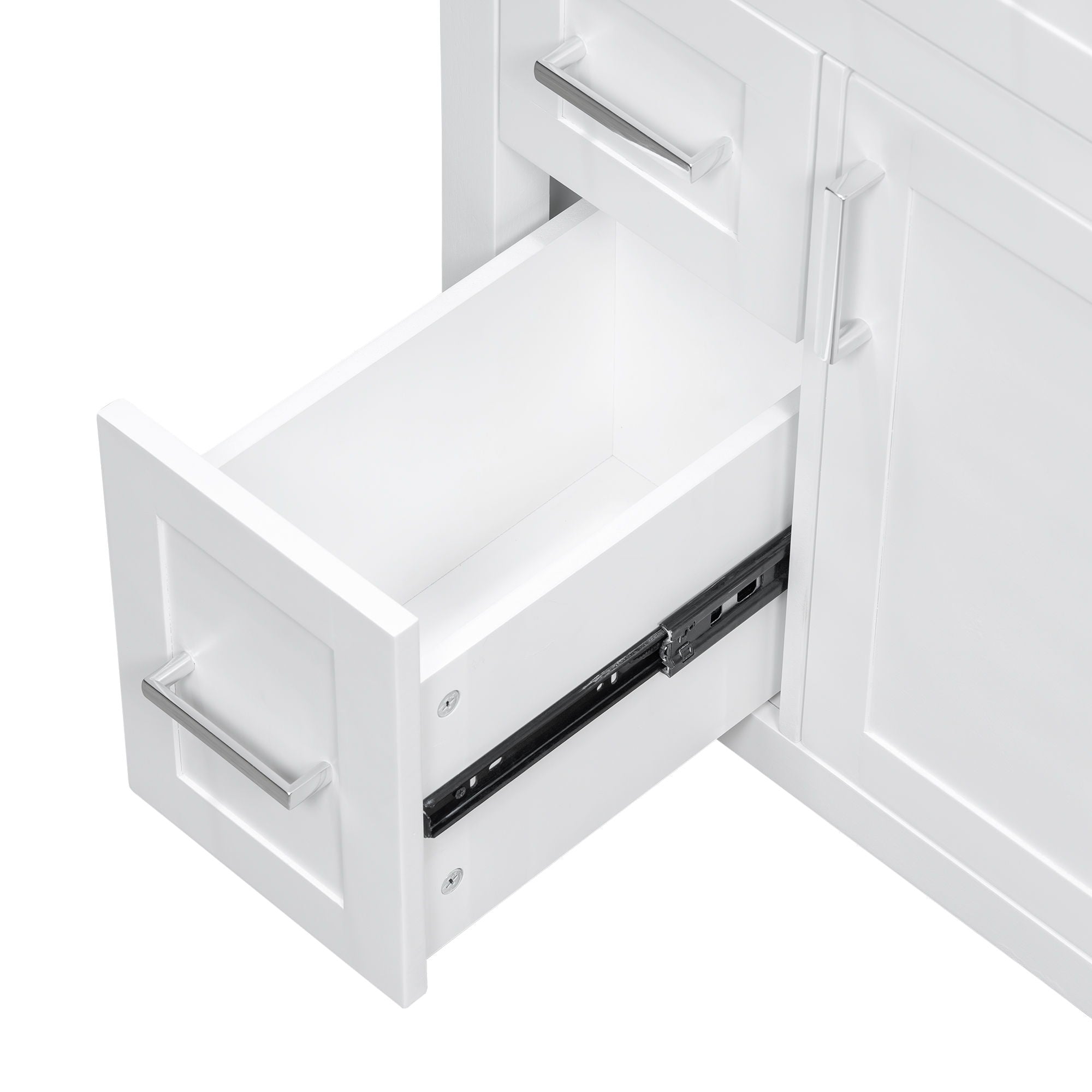 Modern Bathroom Vanity With Sink, Flip Drawer & 2 Drawers, Soft Close Hinges, Adjustable Shelf