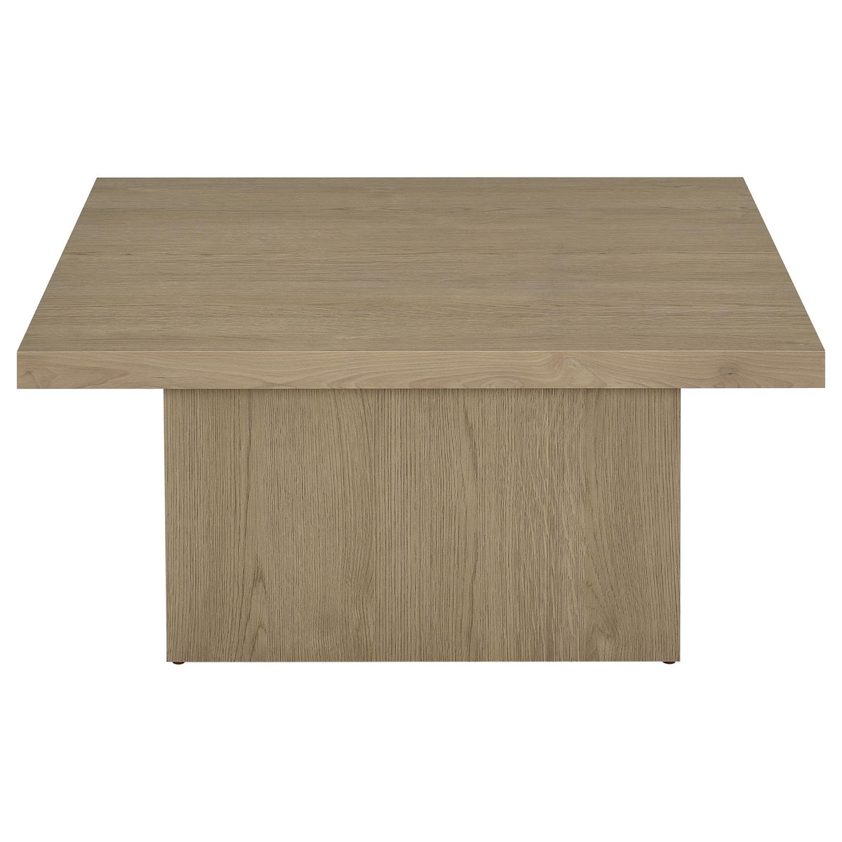 Eldridge - Coffee Table Set With Chunky Square Tops