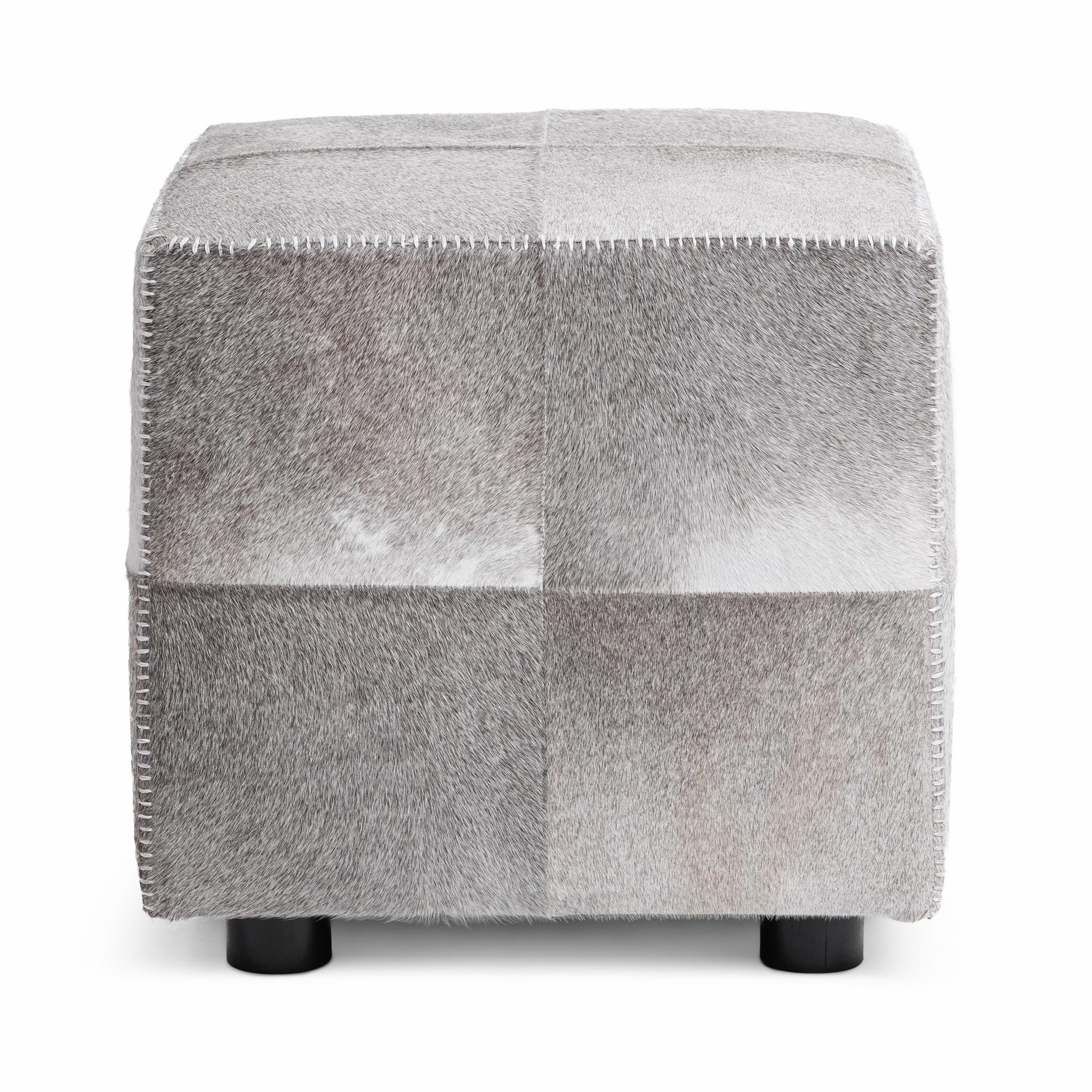 Landyn - Square Ottoman - Sparrow Gray