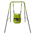 Xns001 - Baby Swing With Safety Seat Indoor / Outdoor - Black / Green