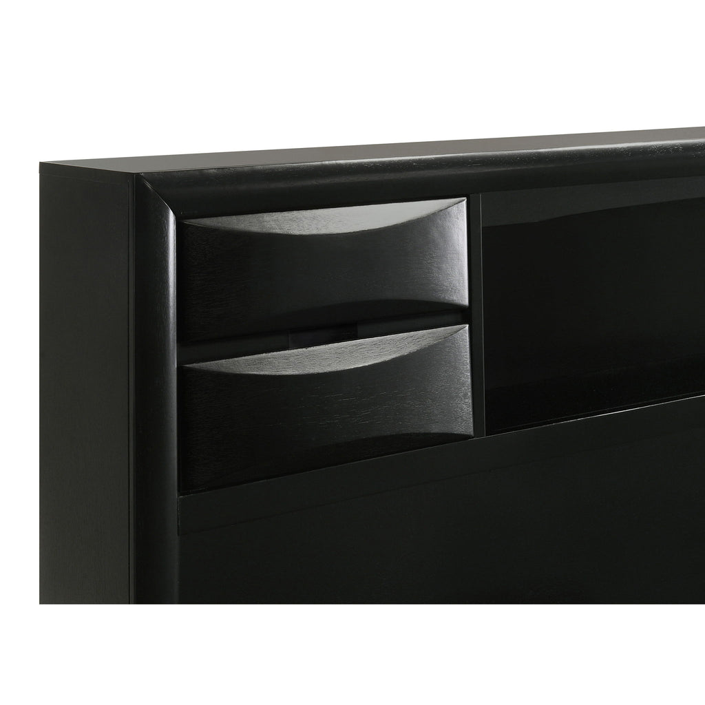 Palamino - 5 Piece Eastern King Bedroom Set - Black