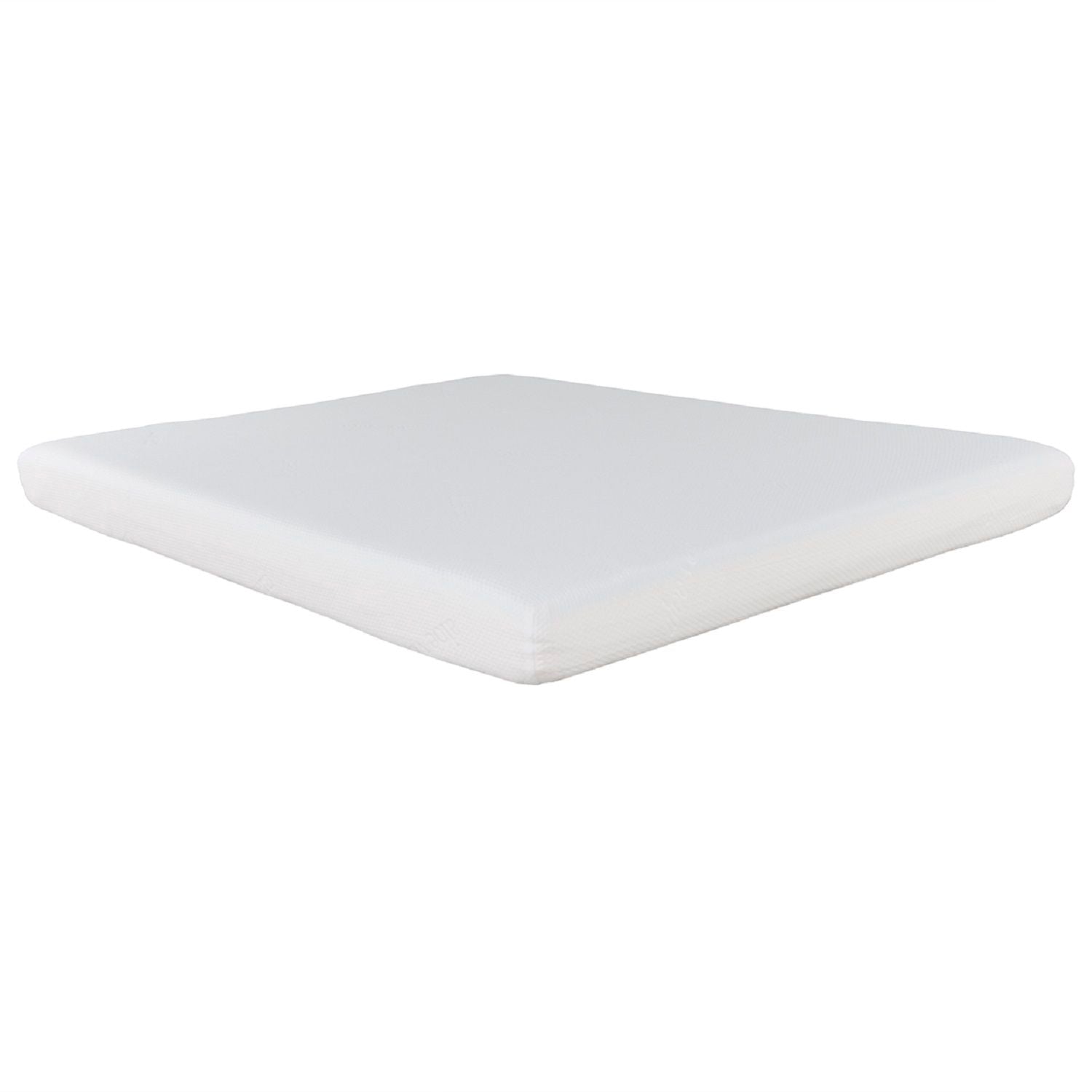 6" Firm Gel Memory Foam Mattress In A Box, Soft Double Layered Mattress Bed - White - Full