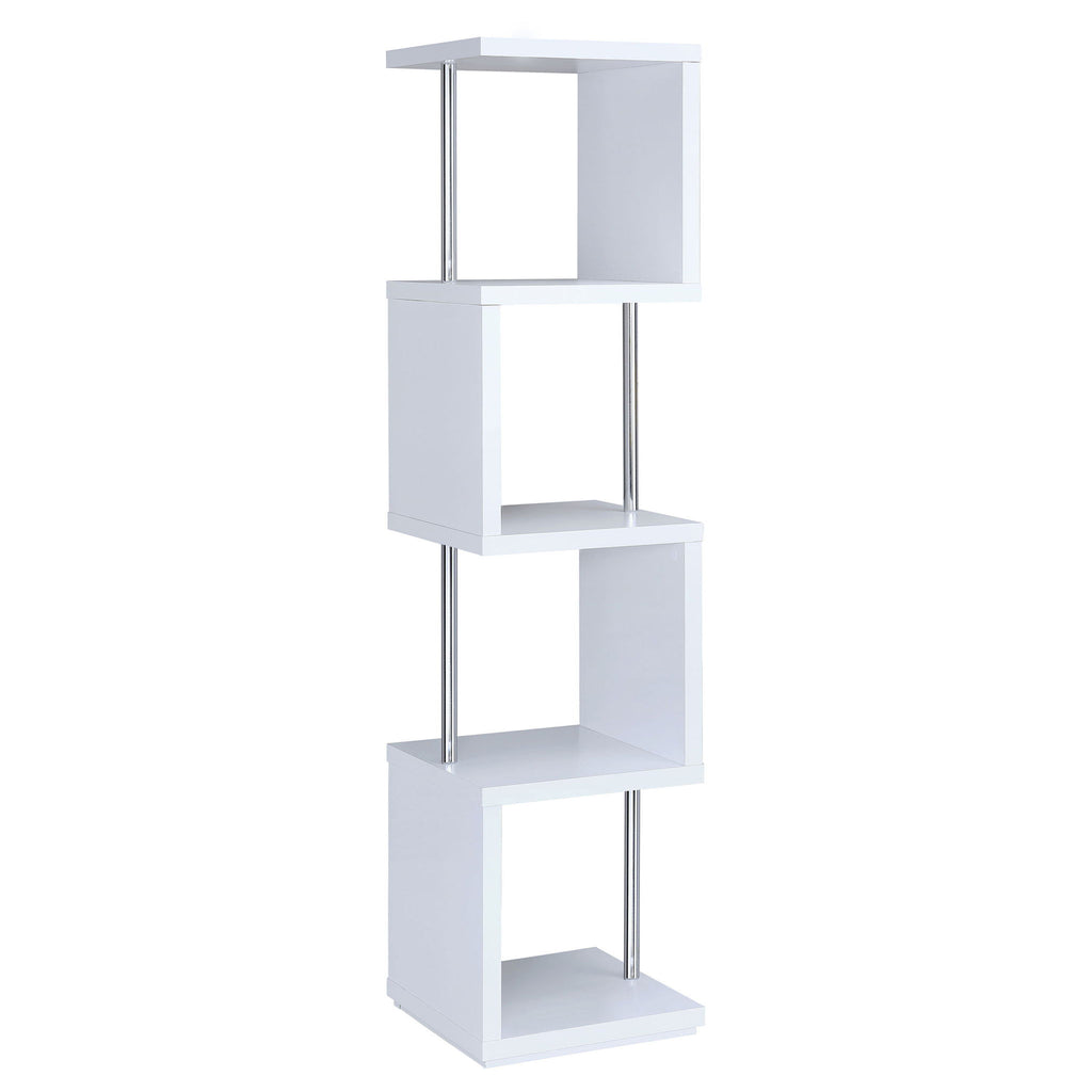 4 Tier Bookcase With Accents