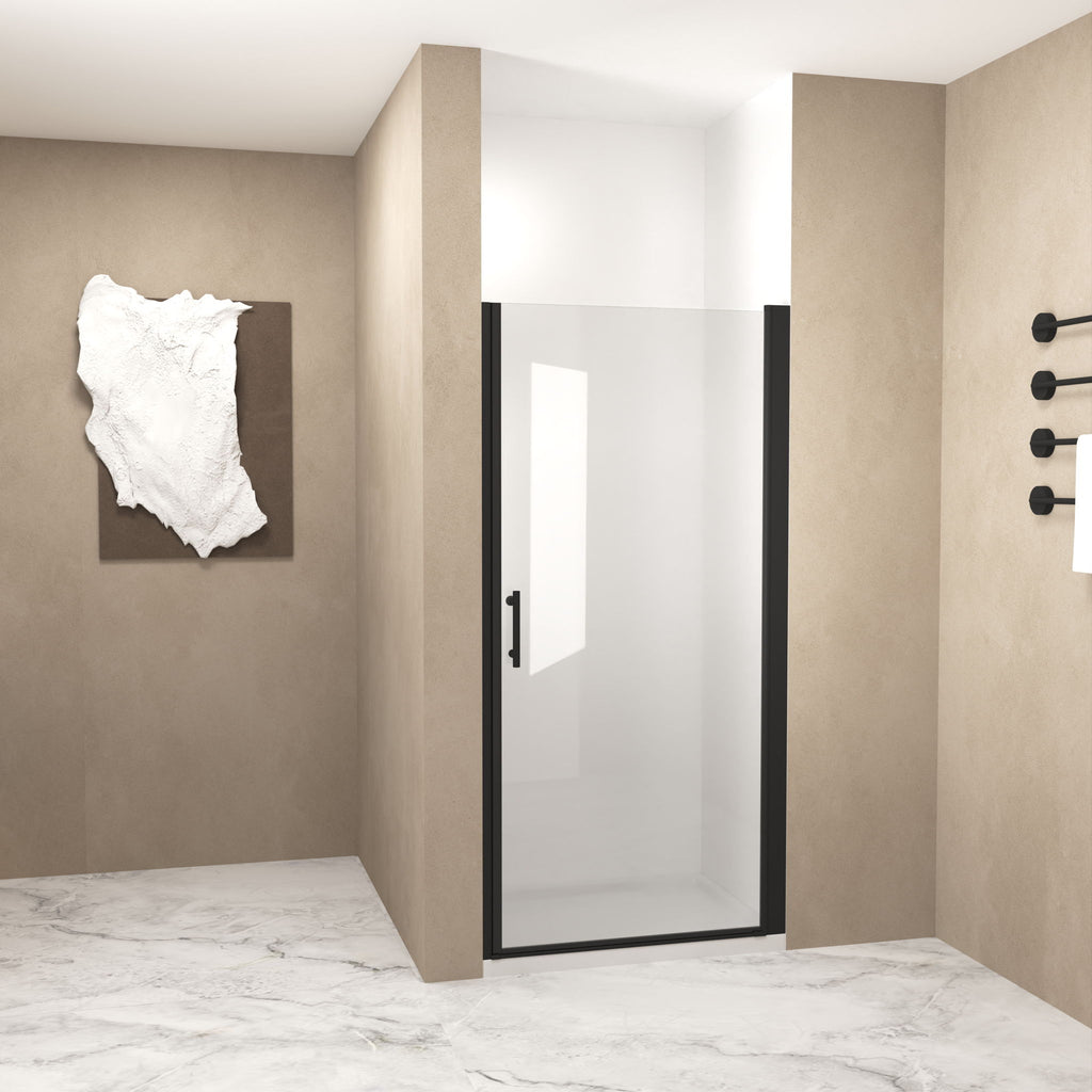 Shower Door With Glass And Explosion Proof Safety Film