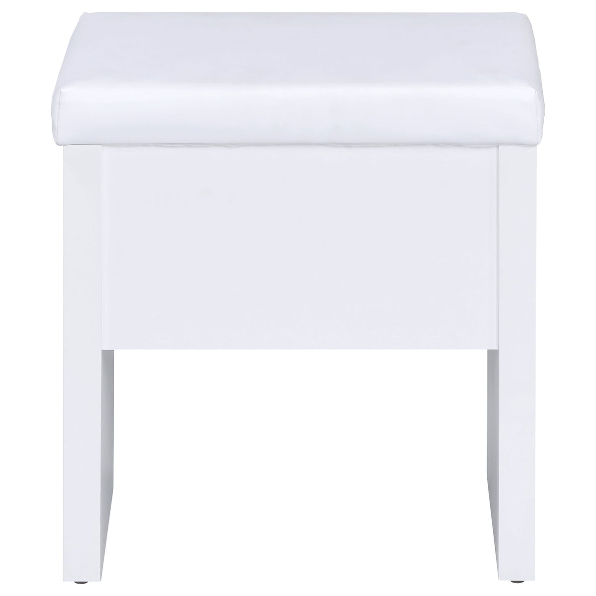 Walsh - Makeup Vanity Table With Mirror And Stool - White