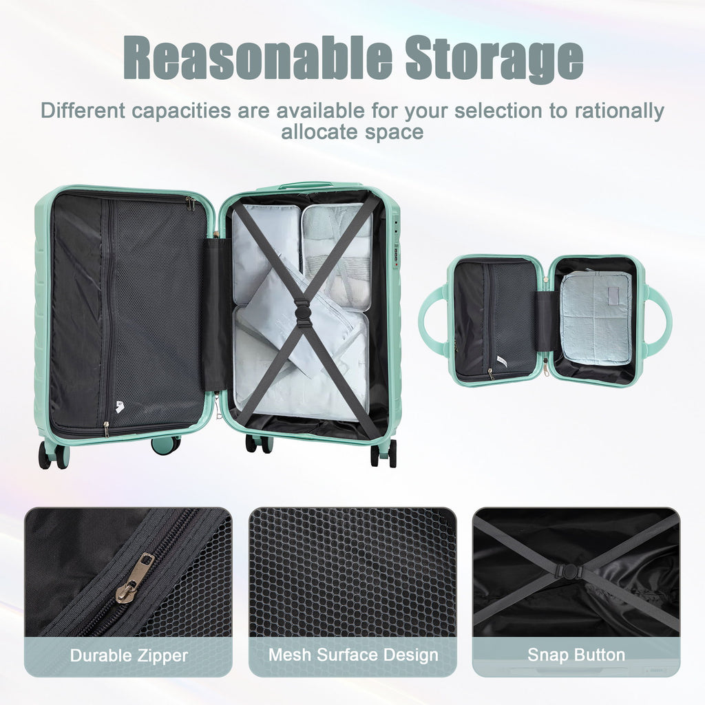 Spinner Luggage Set With Combination Lock