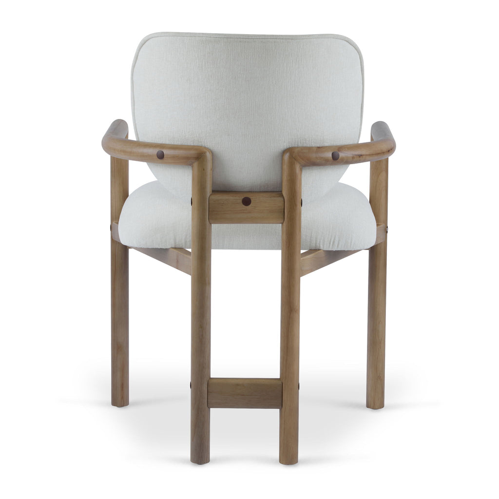 Upholstered Arm Dining Chairs (Set of 2)