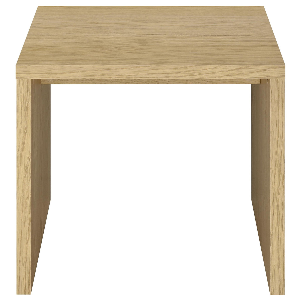 Parker - Accent Side End Table - Light Oak