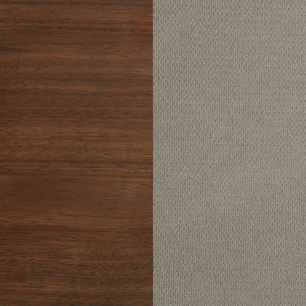 Eastern King Panel Bed - Walnut