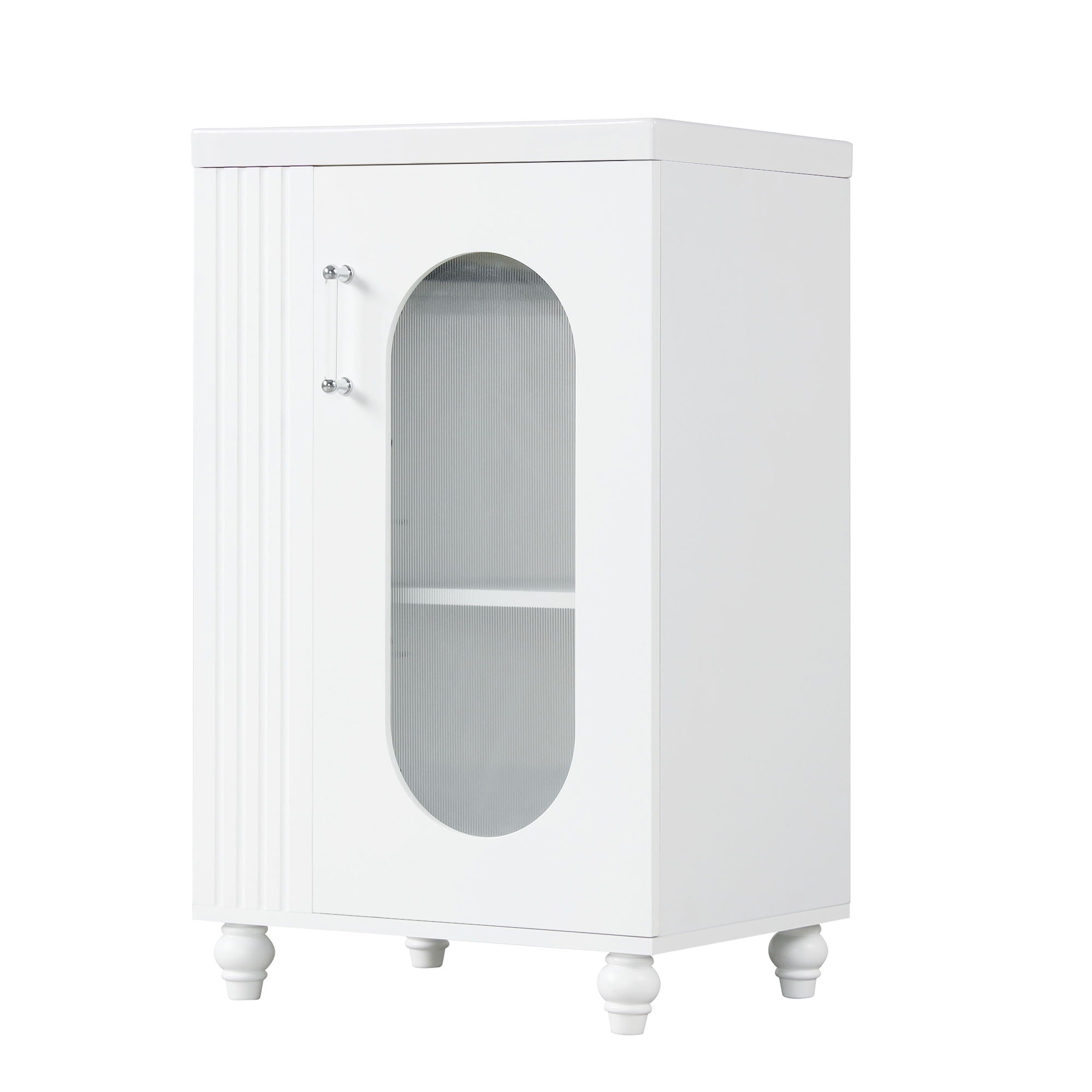 Modern Bathroom Vanity With Sink, Adjustable 2 Tier Shelf