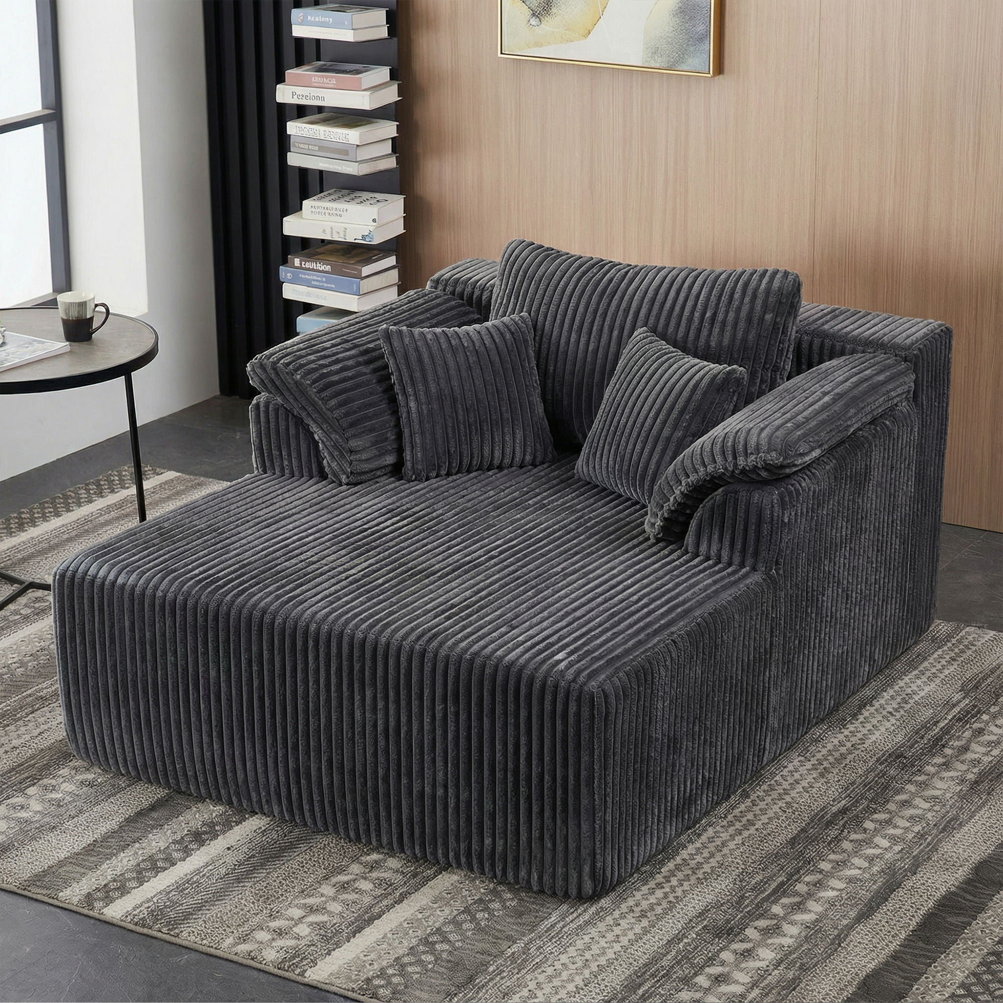 Chaise Lounge Chair, Deep Seat Sleeper Couch For Living Room