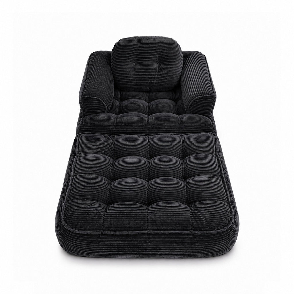 Convertible 2 In 1 Armrest Sofa For Bedroom