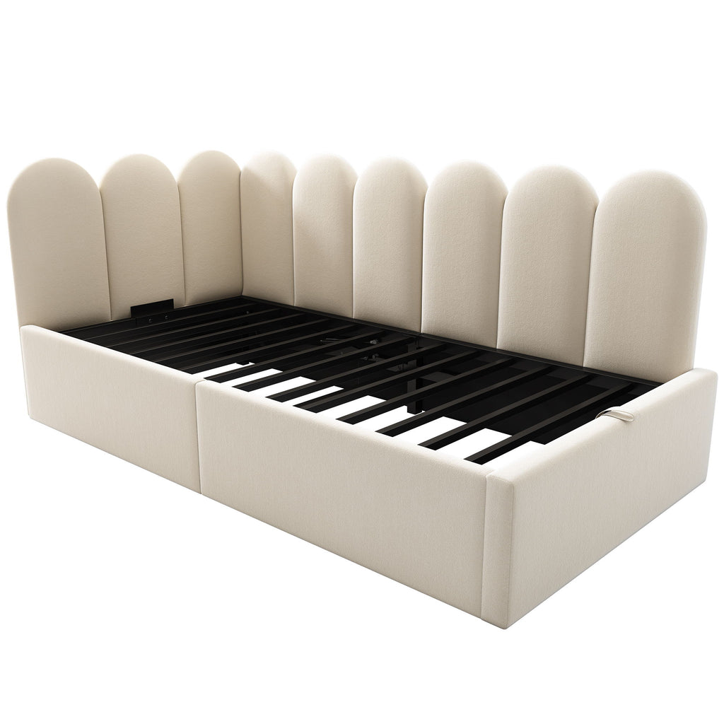 Upholstered Daybed With Hydraulic Storage