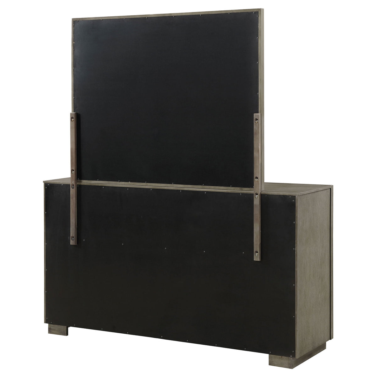 Prescott - 8 Drawer Dresser With Mirror - Brown