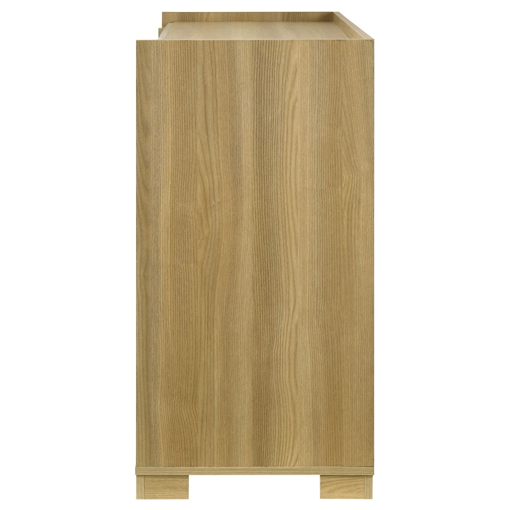 Lincoln - 6 Drawer Dresser - Natural / White
