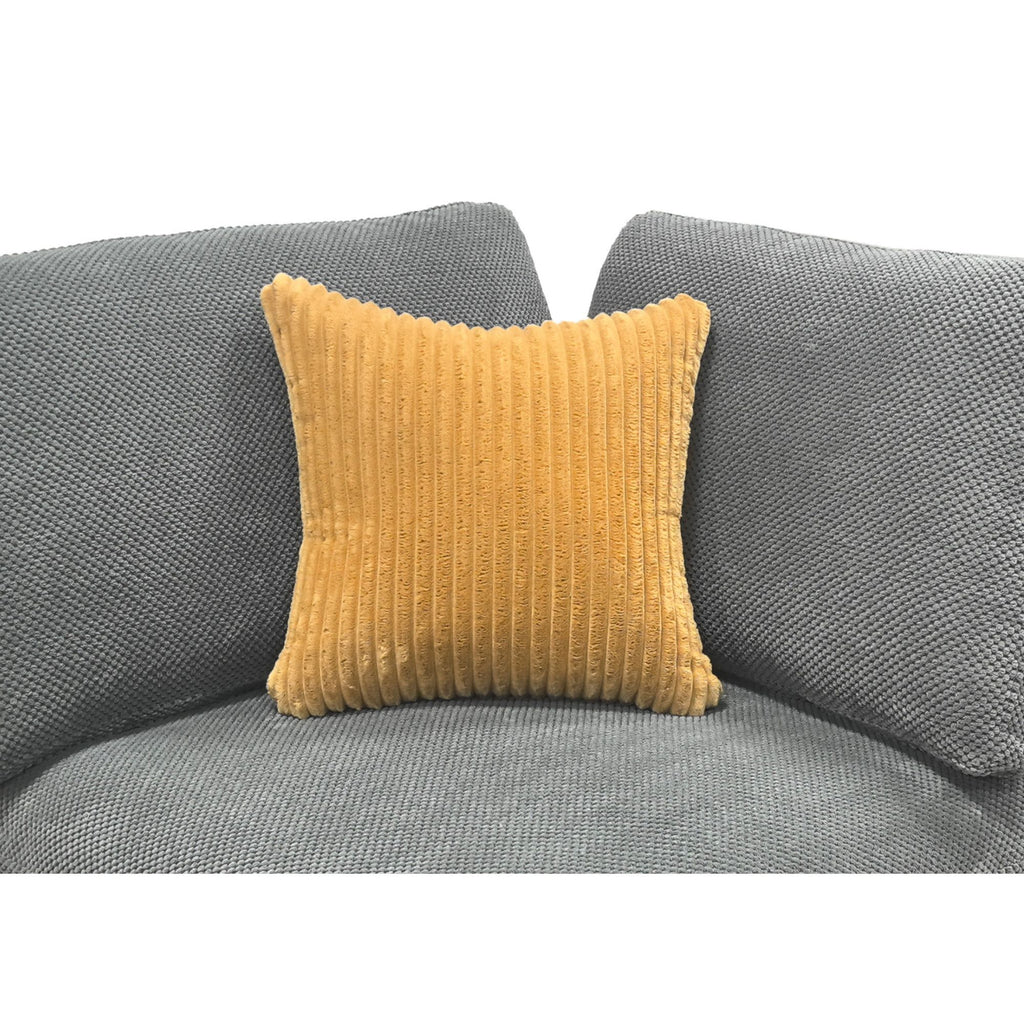 Custom Configuration Modular Sectional & Toss Pillows