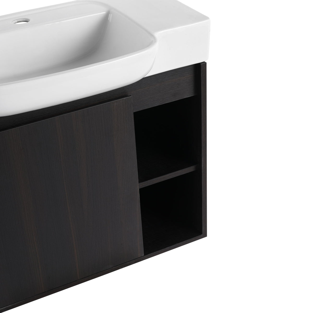 Wall Mounted Bathroom Vanity With Sink, Soft Close Door