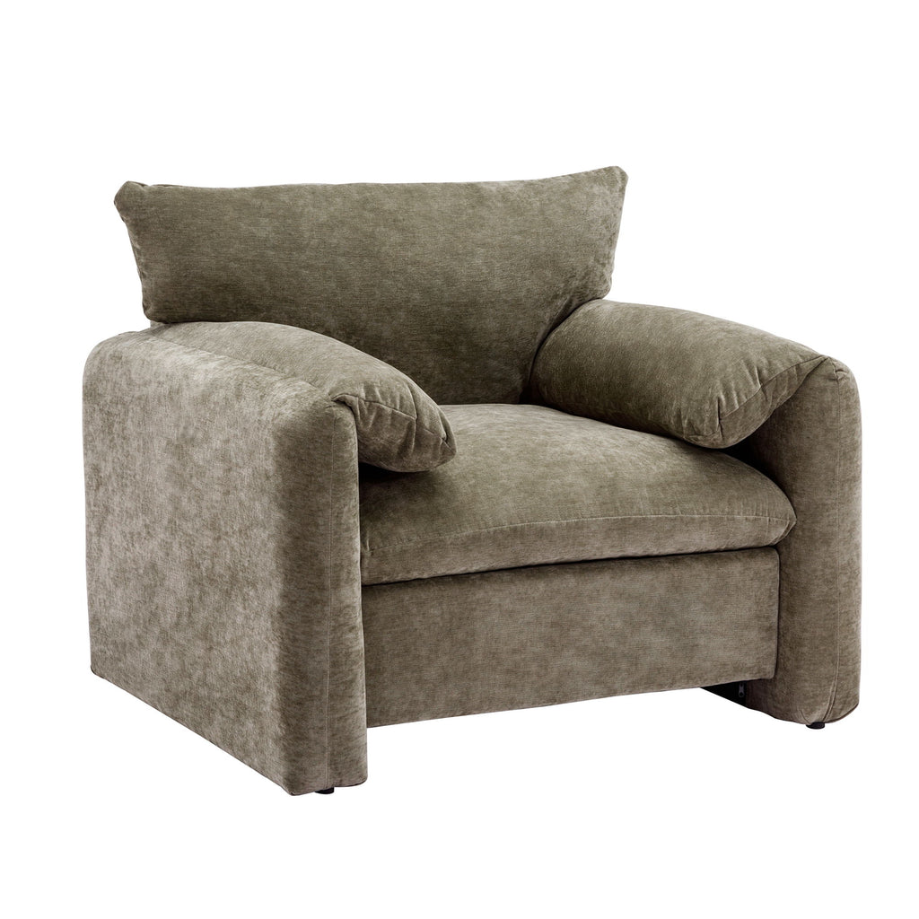 Oversized Accent Single Sofa Lounge Chair - Matcha Green