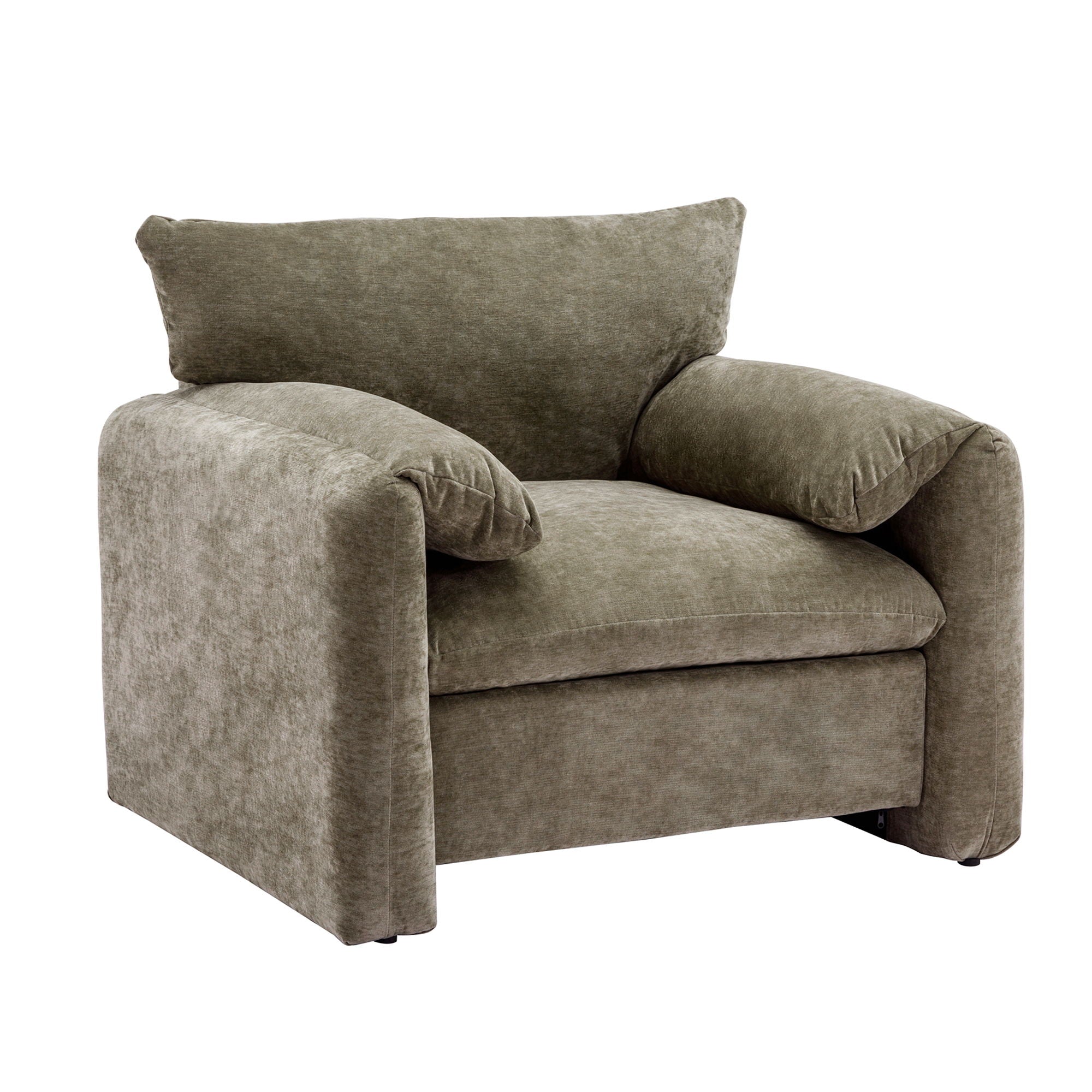 Oversized Accent Single Sofa Lounge Chair - Matcha Green