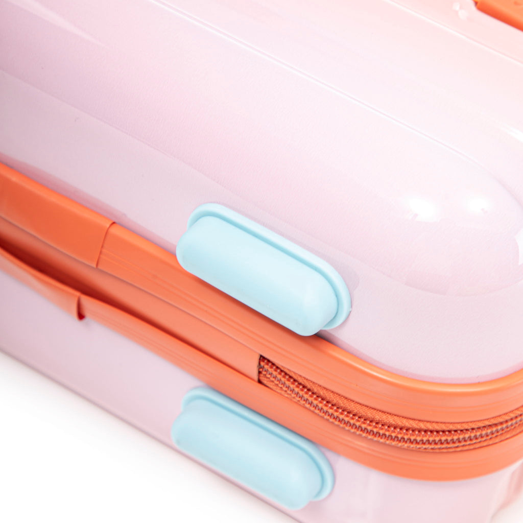 Luggage Set 14" / 20" With Combination Lock And Cosmetic Case