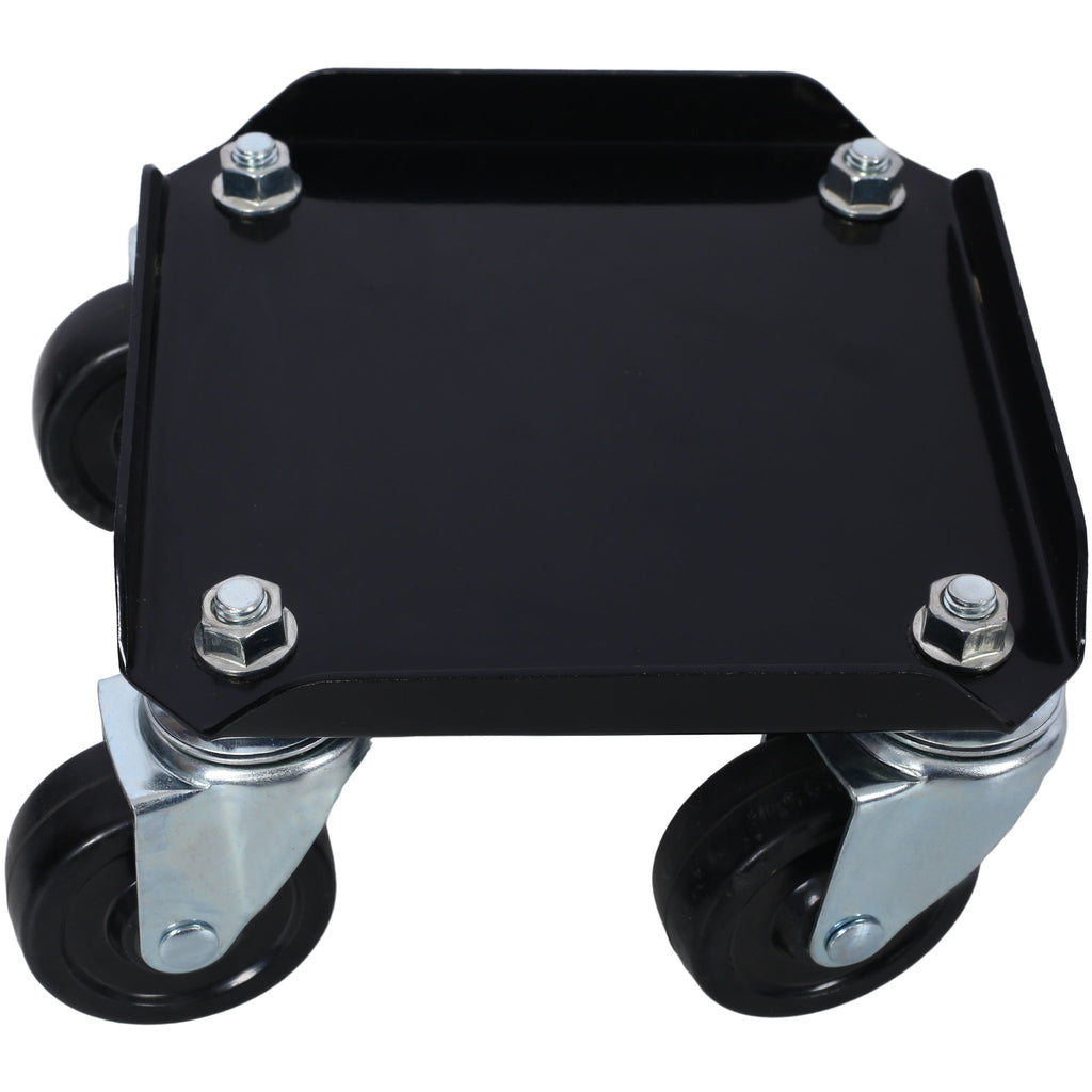 Heavy Duty Snowmobile Dolly With V Slide And Swivel Casters Steel, 1500Lbs Capacity